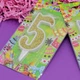 Свеча на торт для детей, Свеча-цифра детская на 5 лет, Свеча на день рождения Золотая - изображение 2