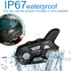 Мотогарнитура Bluetooth на шлем, интерком Wayxin WX-R9 - изображение 4