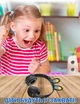 Навушники з вушками Бездротові дитячі LinkWitz B12 Чорні Bluetooth Мікрофон вбудований Bluetooth з підствіткою - зображення 2