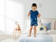 Піжама (футболка і шорти) для дівчинки Lupilu 349605-н 086-92 см (12-24 months) синій - зображення 1