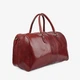Сумка кожаная саквояж большая InBag Travel bag m01289 Темно-красный - изображение 3