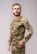 Чоловіча тактична футболка довгий рукав лонгслів камуфляжний GorLin 54 Піксель (Т-38) - зображення 2