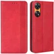 Чехол Deexe Retro Style для OPPO Reno8 T - Red - изображение 1
