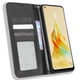 Чехол-книжка Deexe Retro Style для OPPO Reno8 T - Black - изображение 2