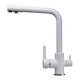 Смеситель для кухни с подключением к фильтру Globus Lux LAZER GLLR-0444-7-WHITE белый - изображение 3