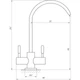 Кран для зворотнього осмосу Globus Lux ALPEN SBT1-76A-BB - изображение 4