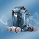 Туристичний Рюкзак для Трекінгу FORCLAZ MT500 Air (50л + 10л) 65 x 35 x 35см з Дощовиком Синій - зображення 3
