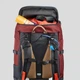 Туристический Рюкзак для Трекинга FORCLAZ MT100 70л 65 x 30 x 30см с Дождевиком Красный - изображение 8