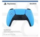 Комплект Геймпад Бездротовий Контролер Sony PlayStation (PS5) DualSense Ice Blue + Зарядна станція Тримач для Геймпада Sony DualSense Charging Station - зображення 4