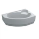 Ванна акриловая асимметричная LEONI 170х110 R + ноги + экран под ванну ( А0045134 ) - изображение 1