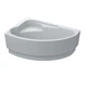 Ванна акрилова асиметрична FIONA 150x100 L + ноги + екран під ванну ( А0045121 ) - зображення 1