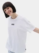 Футболка оверсайз длинная женская Vans VN0A7YUTWHT1 S Белая (196244355256) - изображение 1