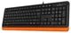 Клавіатура дротова A4Tech FK10 Black/Orange USB - изображение 4