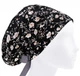 Медицинская шапочка женская HeadwearUniverse универсальная принт кремовые Цветочки - изображение 1