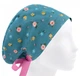 Медицинская шапочка женская HeadwearUniverse универсальная принт Цветочки на лугу - изображение 1