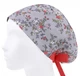 Медицинская шапочка женская HeadwearUniverse универсальная принт Кустики с цветами - изображение 3