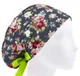 Медицинская шапочка женская HeadwearUniverse универсальная принт Розы на графите - изображение 1