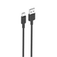 Кабель USB XO NB156 Micro 2.4А black - зображення 1