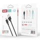 Кабель USB XO NB156 Micro 2.4А black - зображення 2