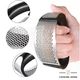 Пресс для чеснока измельчитель чеснокодавка Garlic Press из нержавеющей стали с пластиковой ручкой Черный - изображение 11