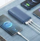УМБ Power Bank REMAX RPP-213 20000 mAh с Fast Charge 22.5W PD/QC три USB-A/Type-C для телефона, роутера, гаджетов, внешний аккумулятор, повербанк Blue - изображение 5