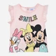 Детская майка для девочки Disney Minnie WE0007 67 см Светло-Розовая (3609086520487) - изображение 1