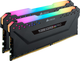 Оперативна пам'ять Corsair DDR4-3600 16384MB PC4-28800 (Kit of 2x8192) Vengeance RGB Pro SL Black (CMH16GX4M2D3600C18) - зображення 2