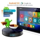 Смарт приставка - медиаплеер с пультом SmartBox OTT-HK1X3 4/32 Android 9.0 процессор Amlogic S905X3 4х ядерный - изображение 3