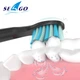 Насадки для звукової зубної щітки Seago SG-507/515/551/575/910/958/949 Black 10 штук - зображення 5