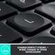 Клавиатура Logitech MX Keys Advanced for Business Wireless Illuminated UA Graphite (920-010251) - изображение 2