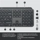 Клавиатура Logitech MX Keys Advanced for Business Wireless Illuminated UA Graphite (920-010251) - изображение 5