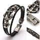 Браслет кожаный "Якорь" Type Y5 20 см. - изображение 2