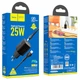 Сетевое зарядное устройство Hoco N19 Rigorous Type-C 25W и кабель Type-C to Lightning Black - изображение 7