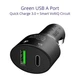 Автомобильное зарядное устройство для телефона, смартфона, планшета Tronsmart C2PTU USB Quick Charge 3.0 + Type-C VoltIQ 33W - изображение 3