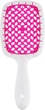 Щетка для волос Superbrush Janeke белая фиолетовая серединка - изображение 1