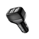 Адаптер автомобильный HOCO Leader Z36 |2USB, 2.4A| черный - изображение 2