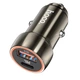 Автомобільний зарядний пристрій HOCO Z46A Blue whale PD20W+QC3.0 car charger Metal Gray (6931474770332) - изображение 3