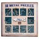 Набор головоломок 10 Metall Puzzles blue 10 головоломок Eureka 3D Puzzle 473356 - изображение 1