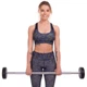 Штанга фиксированная прямая Zelart Urethane Barbell TA-2689 15 кг Зелено-черный (58363124) - изображение 6