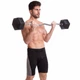 Штанга фиксированная изогнутая обрезиненная Zelart Rubber Hexagon Barbell TA-6231 40 кг Черный (58363128) - изображение 6