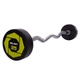 Штанга фиксированная изогнутая Zelart Urethane Barbell TA-2690 35 кг Зелено-черный (58363127) - изображение 1
