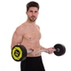 Штанга фиксированная изогнутая Zelart Urethane Barbell TA-2690 35 кг Зелено-черный (58363127) - изображение 7