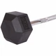 Штанга фиксированная изогнутая обрезиненная Zelart Rubber Hexagon Barbell TA-6231 25 кг Черный (58363128) - изображение 3