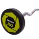 Штанга фиксированная изогнутая Zelart Urethane Barbell TA-2690 20 кг Зелено-черный (58363127) - изображение 3
