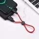 Кабель Hoco USB - Type-C короткий 0,25м 3A силікон X21 Plus Red (X21_025_C_Red) - зображення 2