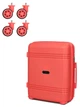 Чемодан мини XS полипропилен Snowball 21204 52×35×18см 25л Коралловый - изображение 13