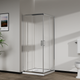 Скляна душова кабіна AVKO Glass RDS06, 190х90х90 Chrom - зображення 1