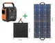 Переносна електростанція FlashFish A201 Power Station 200W, 48000 mAh+ сонячна панель FlashFish SP50, 50ВТ - зображення 1