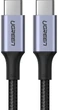 Кабель Ugreen US316 USB Type-C to USB Type-C Cable Aluminum Case with Braided 1.5 м Black (UGR-70428) - зображення 2