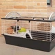 Клетка для морских свинок Ferplast Casita 80 78х48х50 см Черная с домиком (57065170) - изображение 3